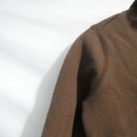 Retro OLD NAVY | 3T | Brown Hooded Zip-Up Sweatshirt Jacket | NWOT - Picture 4 of 16